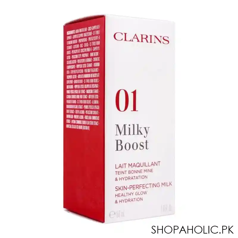 clarins paris milky boost skin perfecting milk, 01 milky cream image2