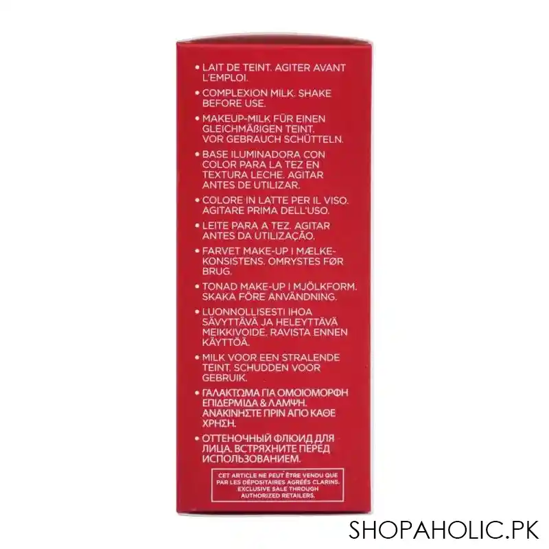 clarins paris milky boost skin perfecting milk, 02 milky nude image5
