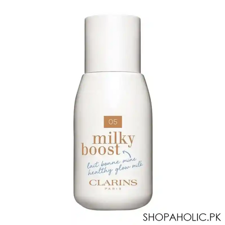 clarins paris milky boost skin perfecting milk, 05 milky sandalwood main image