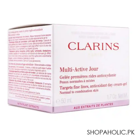 clarins paris multi active jour anti oxidant day cream gel, normal to combination skin, 50ml image2