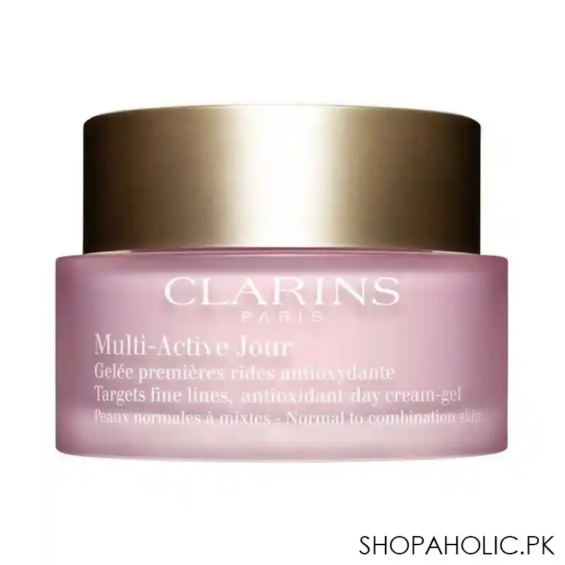 clarins paris multi active jour anti oxidant day cream gel, normal to combination skin, 50ml main image