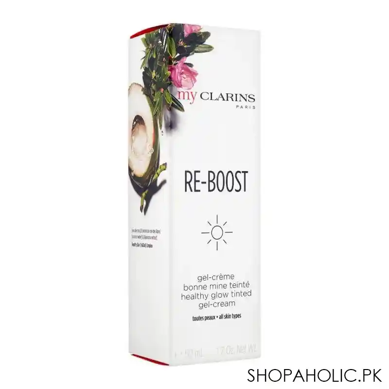 clarins paris my clarins paris re boost healthy glow tinted gel cream, 50ml image2