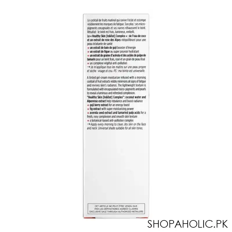 clarins paris my clarins paris re boost healthy glow tinted gel cream, 50ml image3