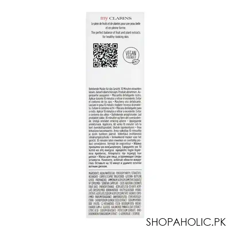 clarins paris my clarins re boost reviving face mask, 50ml image3