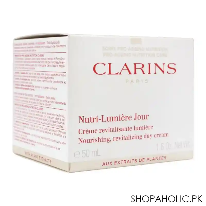 clarins paris nutri lumiere jour nourishing revitalizing day cream, 50ml image2
