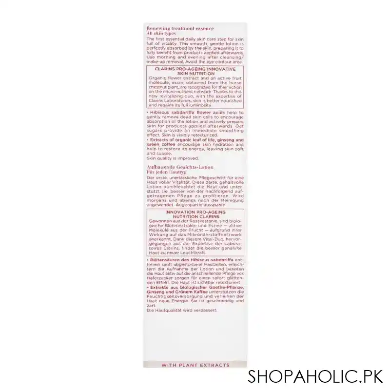 clarins paris nutri lumiere renewing treatment essence 200ml image2