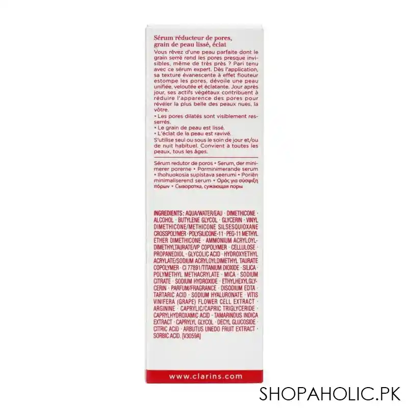 clarins paris pore control pore minimizing serum, 30ml image3
