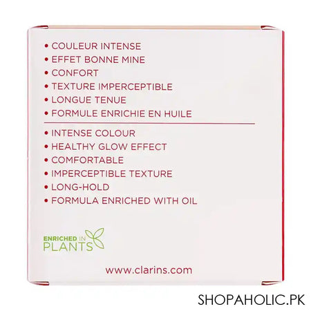 Clarins Paris Radiance & Color Long-Wearing Joli Blush, 03 Cheeky Rose - Image 2