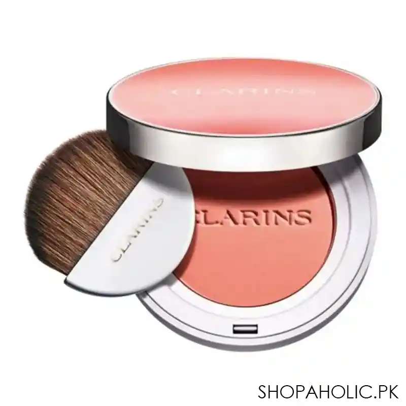 clarins paris radiance & color long wearing joli blush, 06 cheeky coral main image