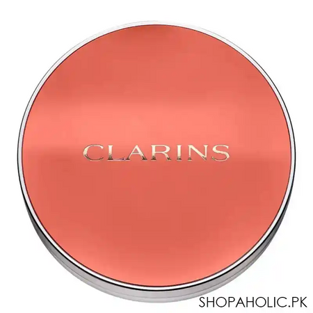 clarins paris radiance & color long wearing joli blush, 07 cheeky peach image2