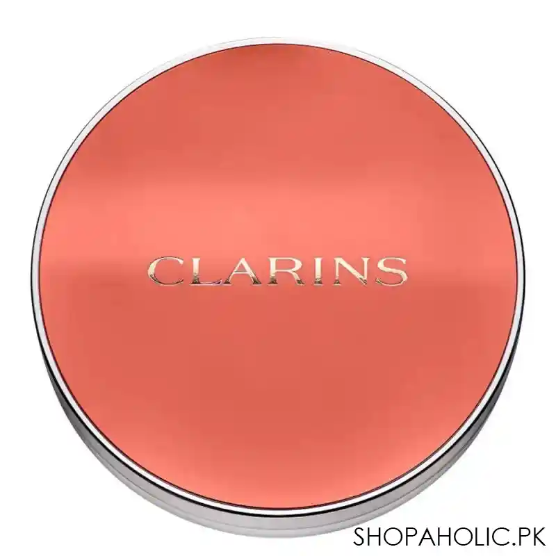 clarins paris radiance & color long wearing joli blush, 07 cheeky peach image2