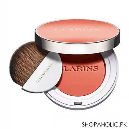 clarins paris radiance & color long wearing joli blush, 07 cheeky peach main image