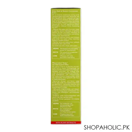 clarins paris relax bath & shower concentrate, 200ml image3