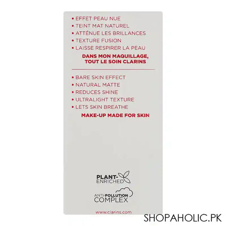Clarins Paris Skin Illusion Hydrating Foundation, 101W - Image 4
