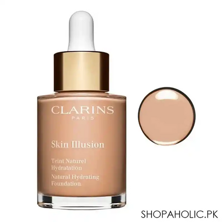clarins paris skin illusion natural hydrating foundation, spf 15, 109 wheat main image