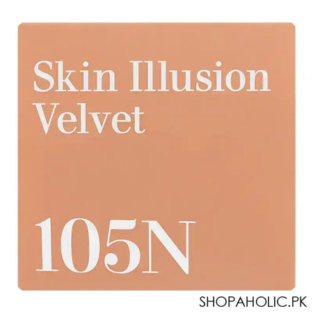 Clarins Paris Skin Illusion Velvet Natural Mattifying & Hydrating Foundation, 105N - Image 5