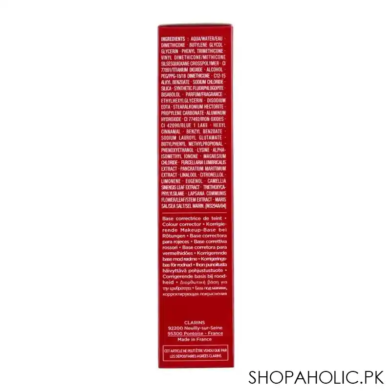 clarins paris sos primer, diminishes redness, preps & moisturizes, 04 green image4