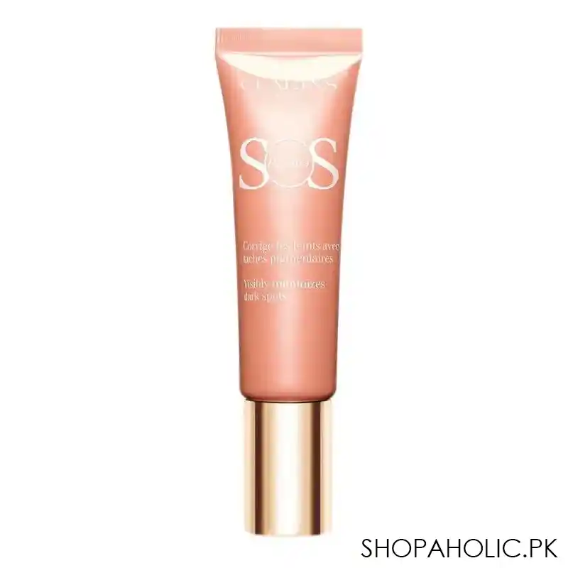 clarins paris sos primer, visibly minimizes dark spots, preps & hydrates, 03 coral main image