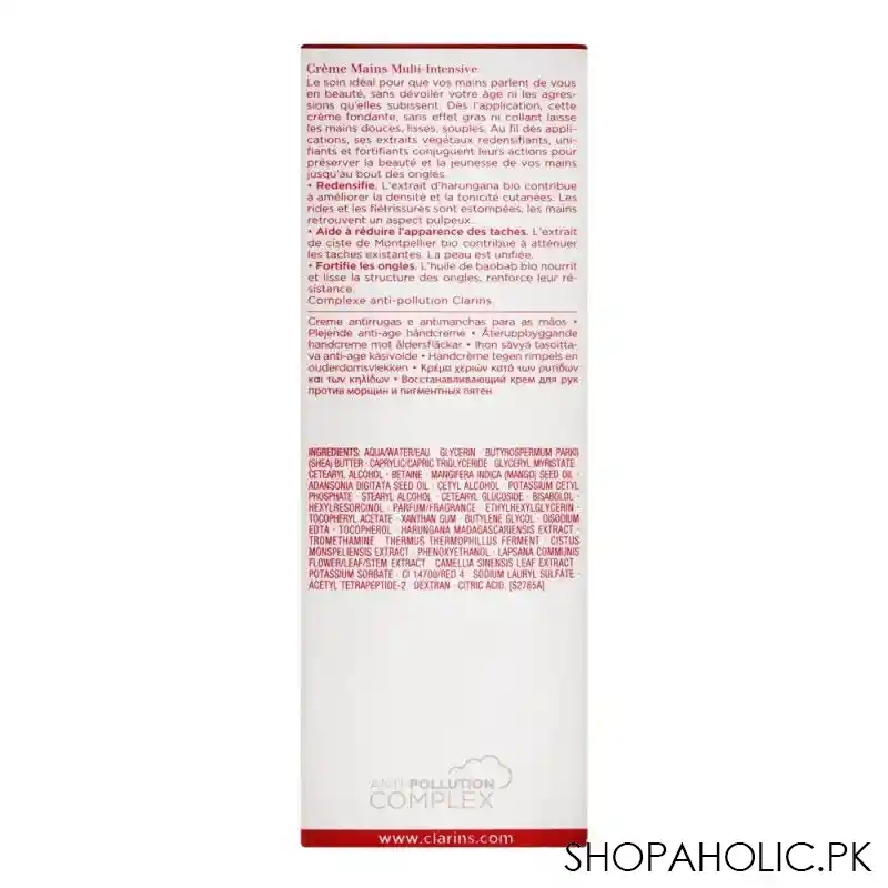clarins paris super restorative anti age spots, replenishing hand cream, 100ml image3