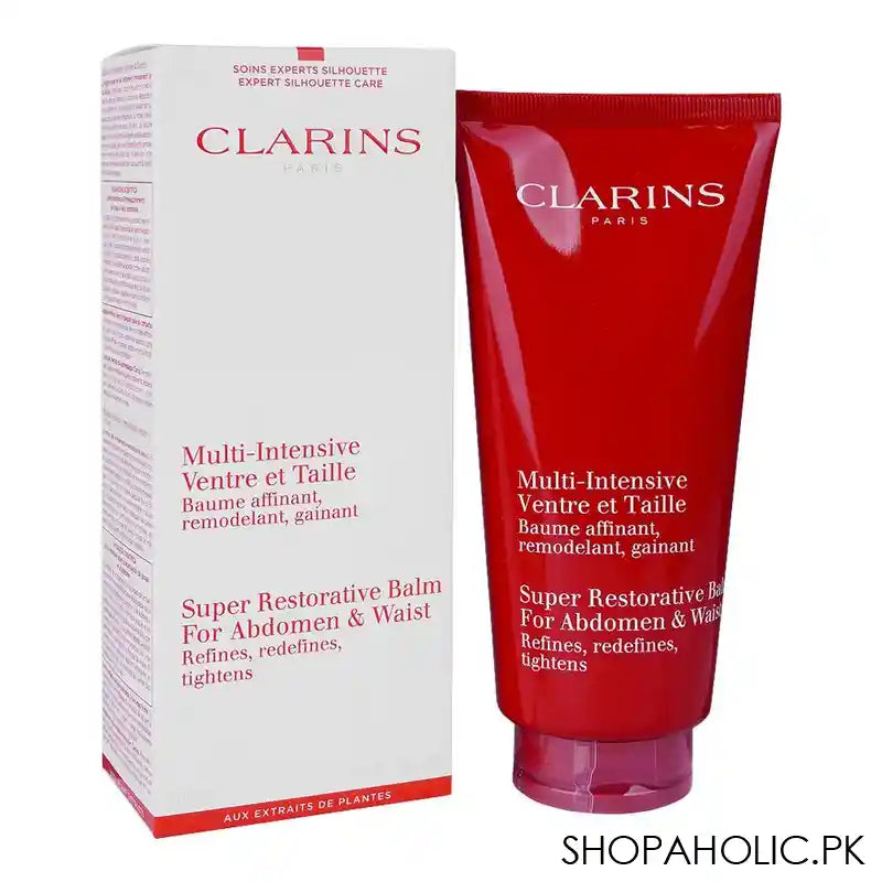Clarins Paris Super Restorative Balm, For Abdomen & Waist, 200ml - Main Image