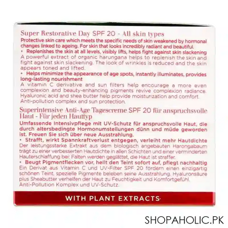 clarins paris super restorative day cream, spf 20, all skin types, 50ml image4