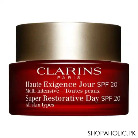 clarins paris super restorative day cream, spf 20, all skin types, 50ml main image
