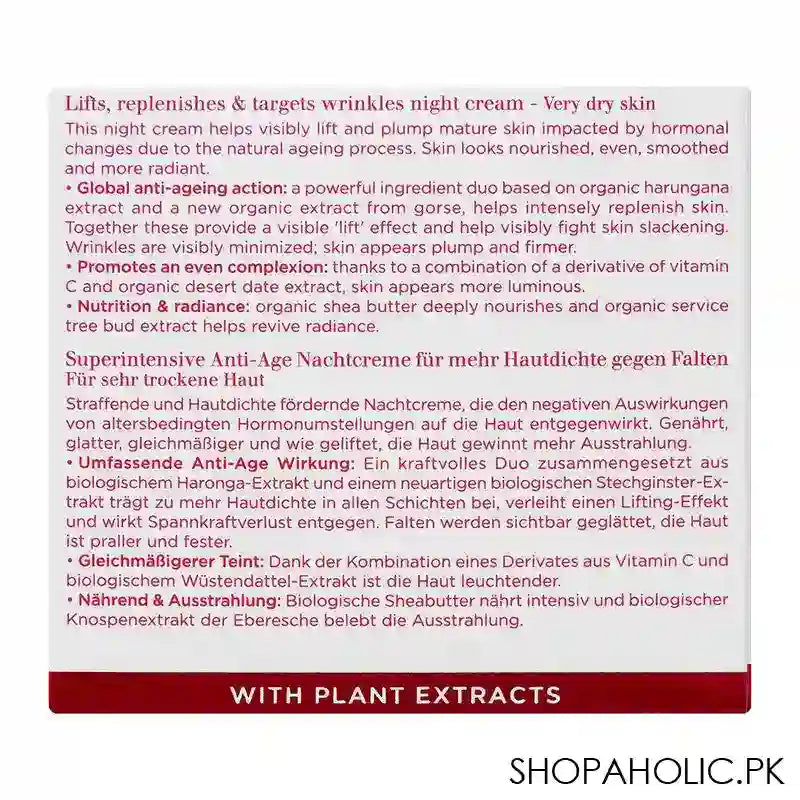 Clarins Paris Super Restorative Night Cream, Very Dry Skin, 50ml - Image 5