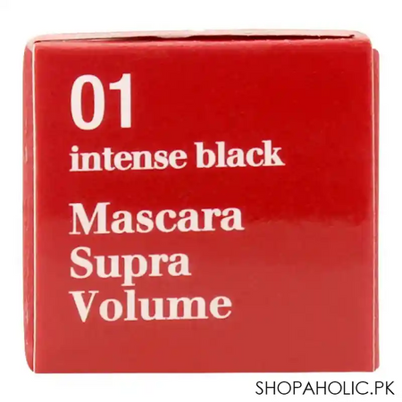 clarins paris supra intense volume & contour mascara, 01 intense black image5