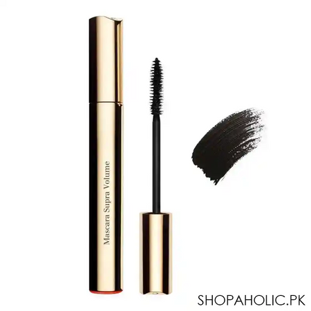 clarins paris supra intense volume & contour mascara, 01 intense black main image