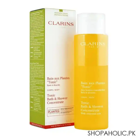clarins paris tonic bath & shower concentrate, 200ml main image