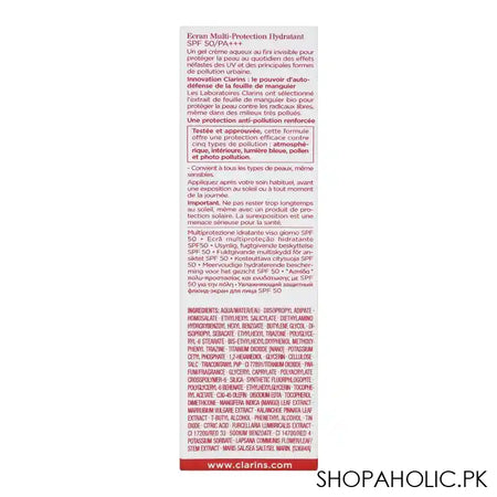 Clarins Paris UV Plus [5P], SPF 50, PA+++, Multi-Protection Moisturizing Screen, Anti Pollution, 50ml - Image 2