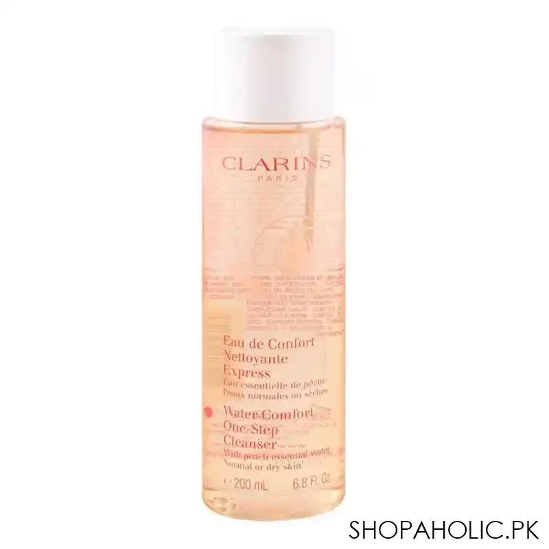 clarins paris water comfort one step cleanser, normal or dry, skin 200ml main image