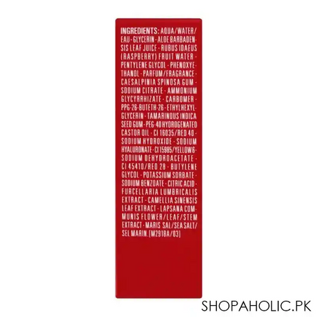 clarins paris water lip stain, long wearing, transfer proof, 03 red water image5