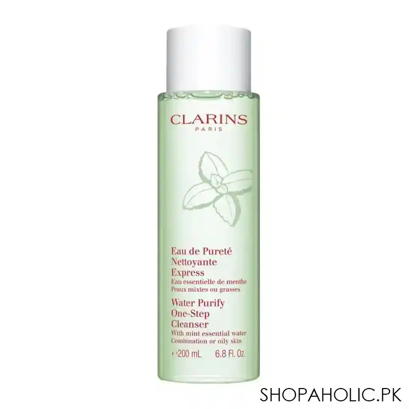 clarins paris water purify one step cleanser, combination or oily skin, 200ml main image