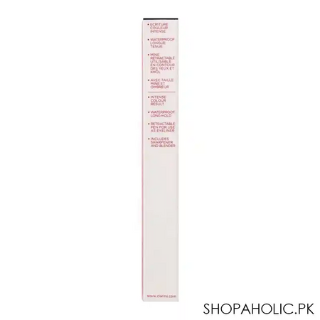 clarins paris waterproof pencil eyeliner, long lasting, 03 blue orchid image4