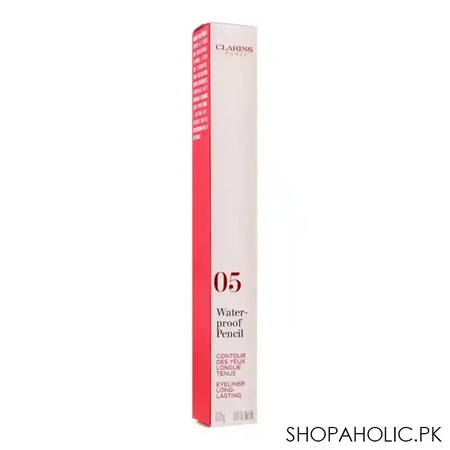 clarins paris waterproof pencil eyeliner, long lasting, 05 forest image2