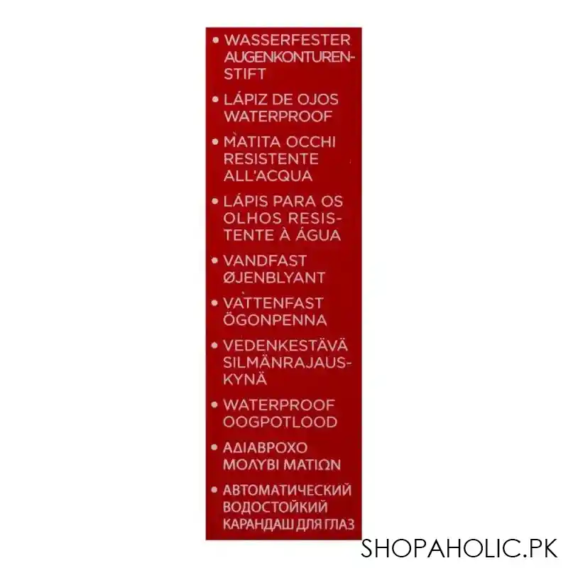 clarins paris waterproof pencil eyeliner, long lasting, 06 smoked wood image5