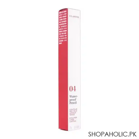 clarins paris waterproof pencil long lasting eyeliner, 04 fig image2