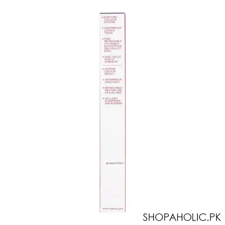 clarins paris waterproof pencil long lasting eyeliner, 04 fig image3