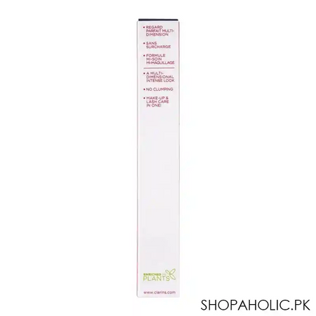 clarins paris wonder perfect 4d mascara, 01 perfect black image3