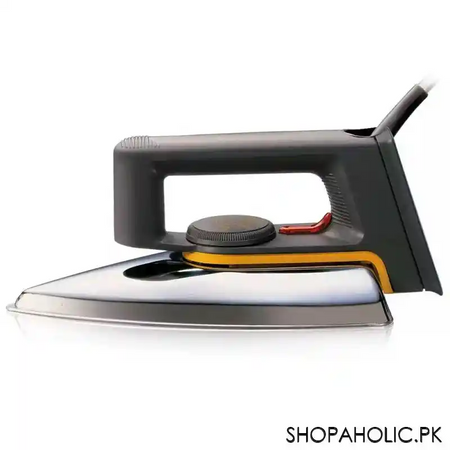 classic dry iron 1000w with aluminium soleplate for smooth and fast ironing image2