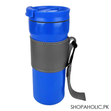 Classic Vacuum Bottle, Hot & Cool 18/8, Stainless Steel Insulated Travel Mug, 550ml, 7.5in (H) x 3.3in (W), Blue - Image 7
