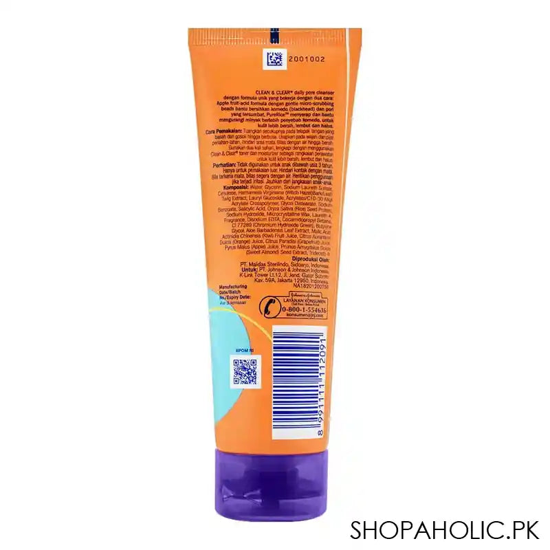 Clean & Clear Deep Action Daily Pore Cleanser, 100gms - Image 2