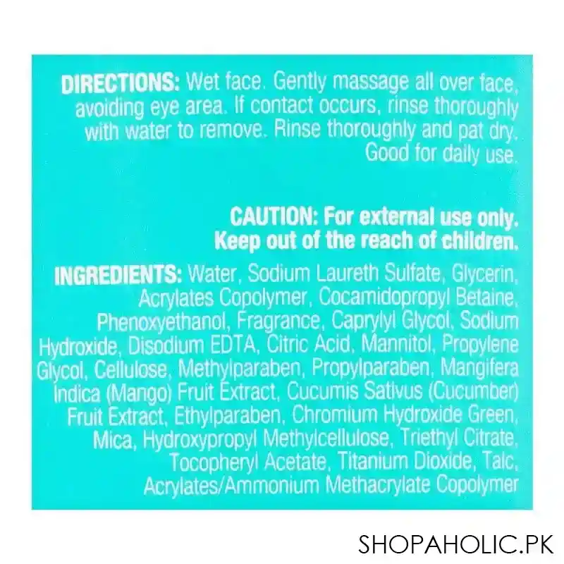 clean & clear morning burst oil free hydrating cleanser, 240ml image3