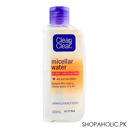 Clean & Clear Oil Free Micellar Water, 100ml - Main Image