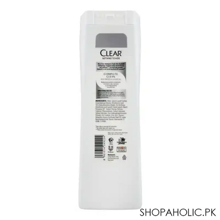 clear anti dandruff complete clean shampoo, 380ml image2