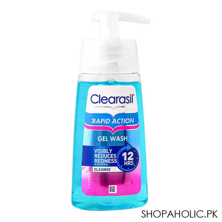 Clearasil Rapid Action Gel Face Wash, Visible Clearer Skin In As Little As Cleanse, Blemish Prone Skin, 150ml - Main Image