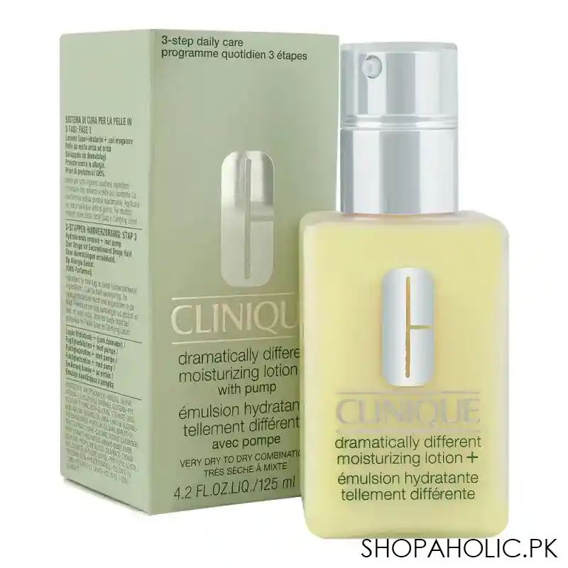 clinique dramatically different moisturizing lotion, for very dry to dry skin, 125ml main image
