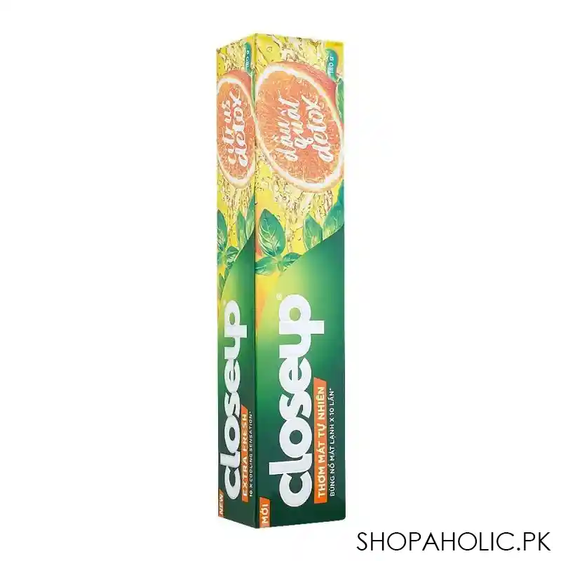 closeup extra fresh citrus detox toothpaste, 180g main image
