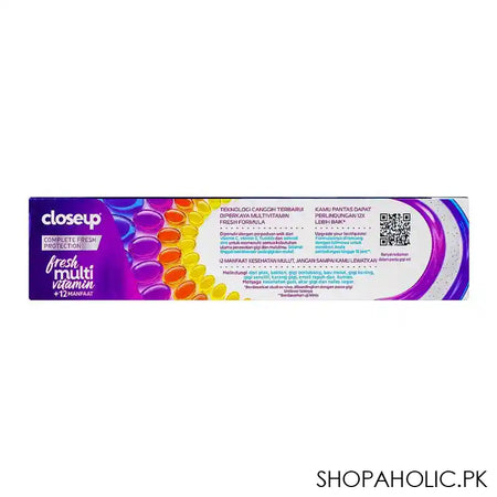 Closeup Fresh Multi Vitamin+12 Manfaat Toothpaste, Pasta Gigi Gel Toothpaste, 160g - Image 5